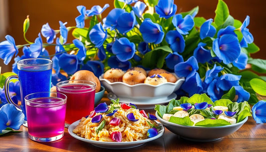 rezepte mit blauer schmetterlingsblume