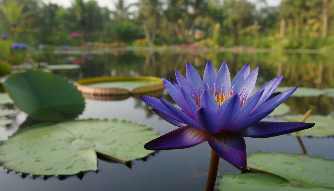 wie man blauen lotus zu hause anbaut