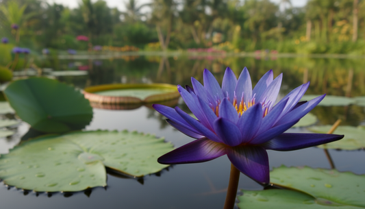 wie man blauen lotus zu hause anbaut