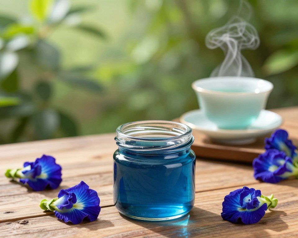 natürliches blaues färbemittel