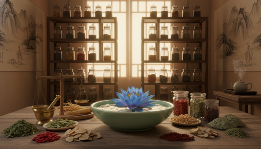 traditionelle anwendung von blauem lotus in der chinesischen medizin