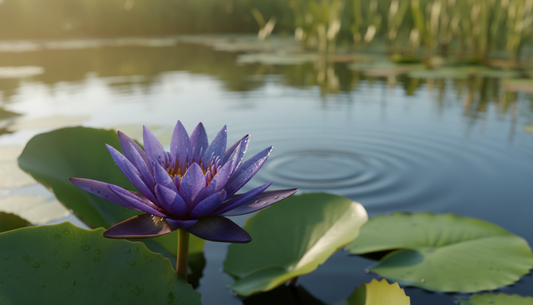 wie man blauen lotus für rituelle zwecke verwendet