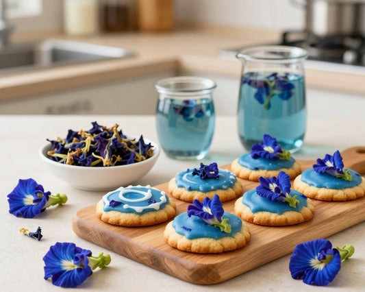 butterfly pea fürs backen