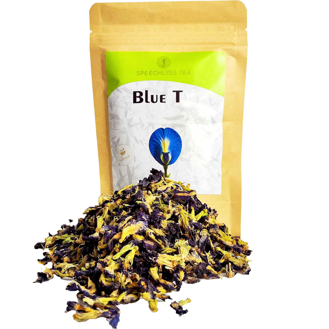 produktfoto blue tea clitoria ternatea blüten